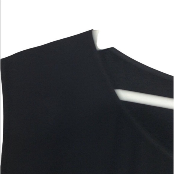 Theory Black Stretch Waistband Sleeveless Dress - Picture 5 of 12